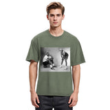 Tokyosol Air & Mars Black & White Washed T-Shirt