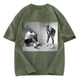 Tokyosol Air & Mars Black & White Washed T-Shirt