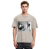Tokyosol Air & Mars Black & White Washed T-Shirt