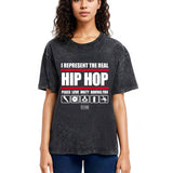 Tokyosol I Represent Real Hip-hop Washed T-Shirt