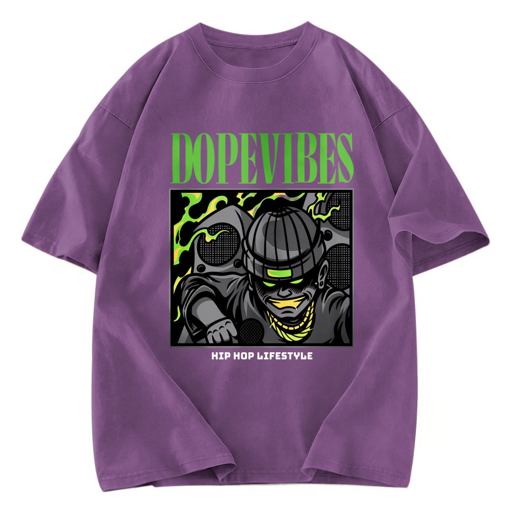 Tokyosol Dope Vibes Hiphop Washed T-Shirt