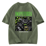 Tokyosol Dope Vibes Hiphop Washed T-Shirt