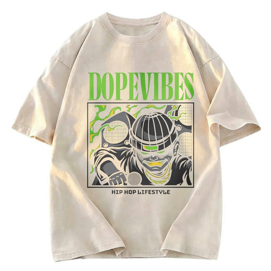 Tokyosol Dope Vibes Hiphop Washed T-Shirt