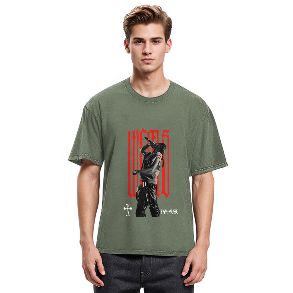 Tokyosol I Am Music Washed T-Shirt