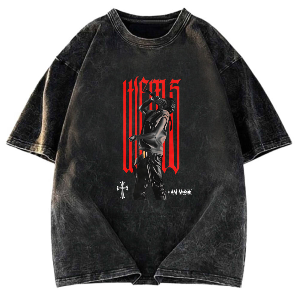 Tokyosol I Am Music Washed T-Shirt