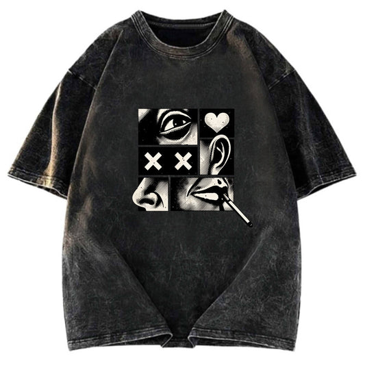 Tokyosol Disassembled Smoking Washed T-Shirt
