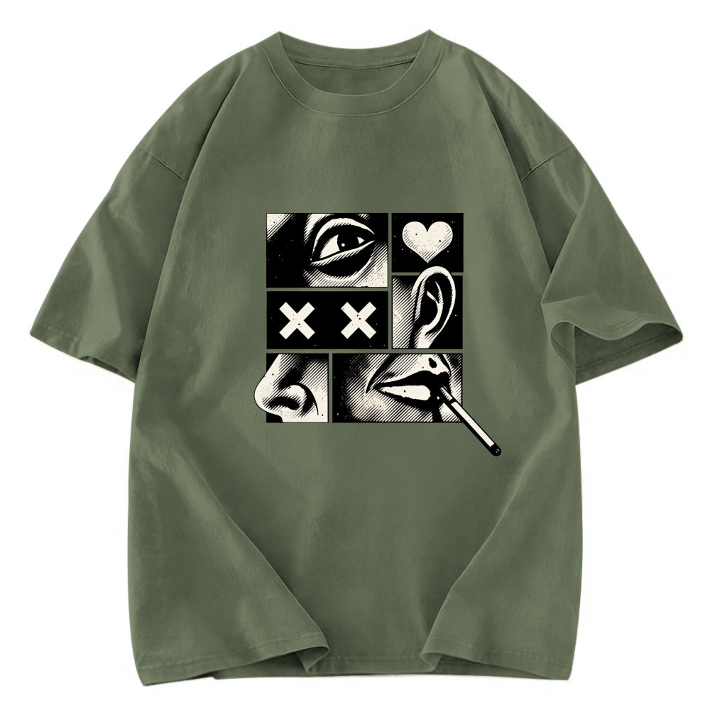 Tokyosol Disassembled Smoking Washed T-Shirt