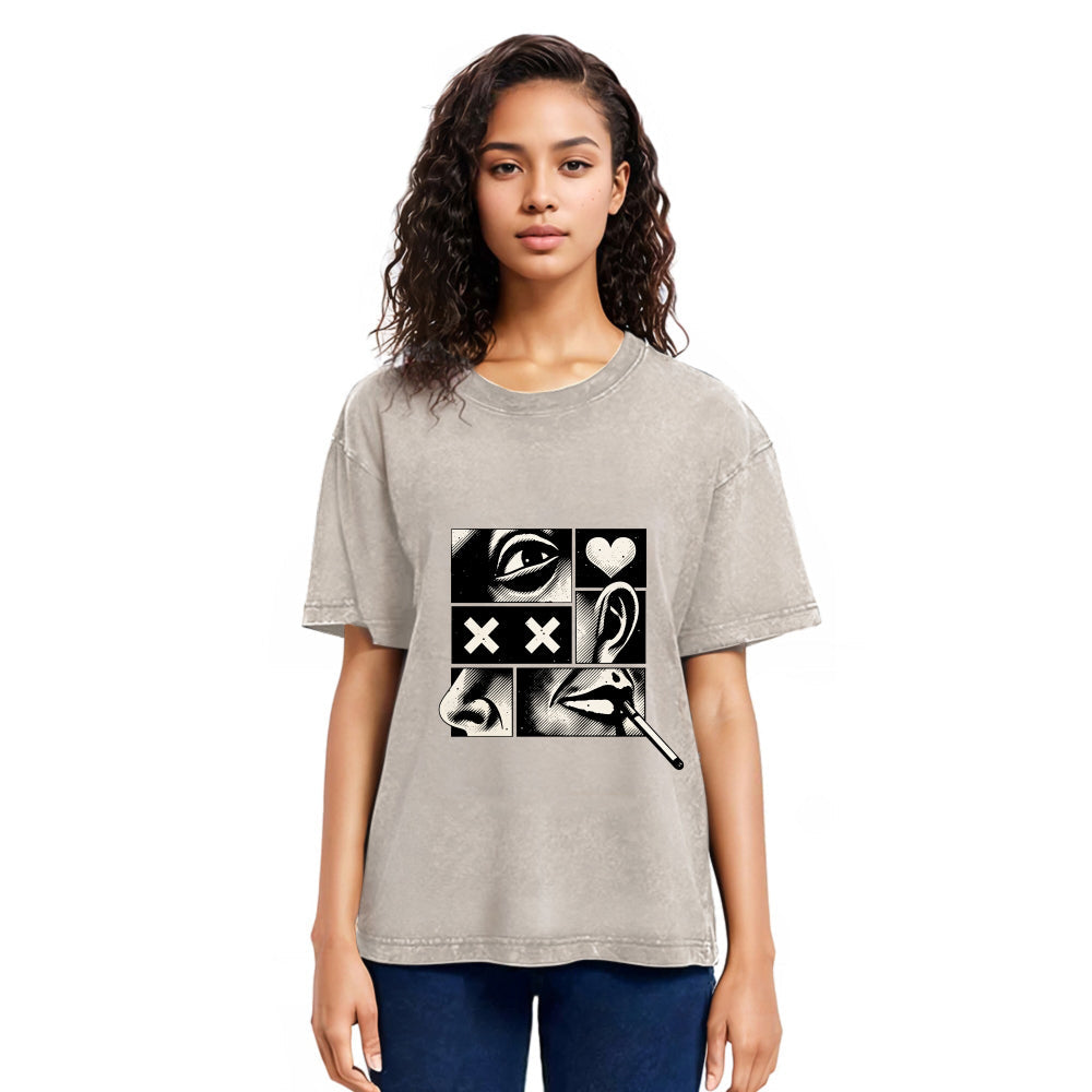 Tokyosol Disassembled Smoking Washed T-Shirt