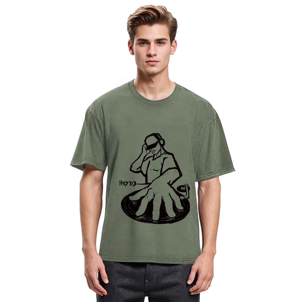 Tokyosol Hey DJ Washed T-Shirt