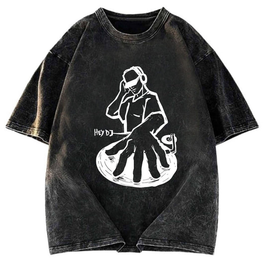 Tokyosol Hey DJ Washed T-Shirt