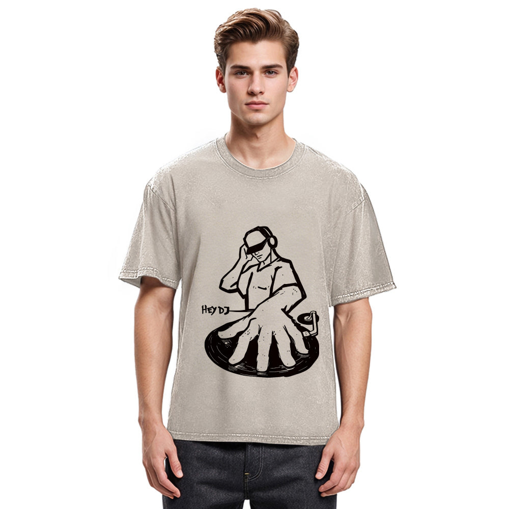 Tokyosol Hey DJ Washed T-Shirt