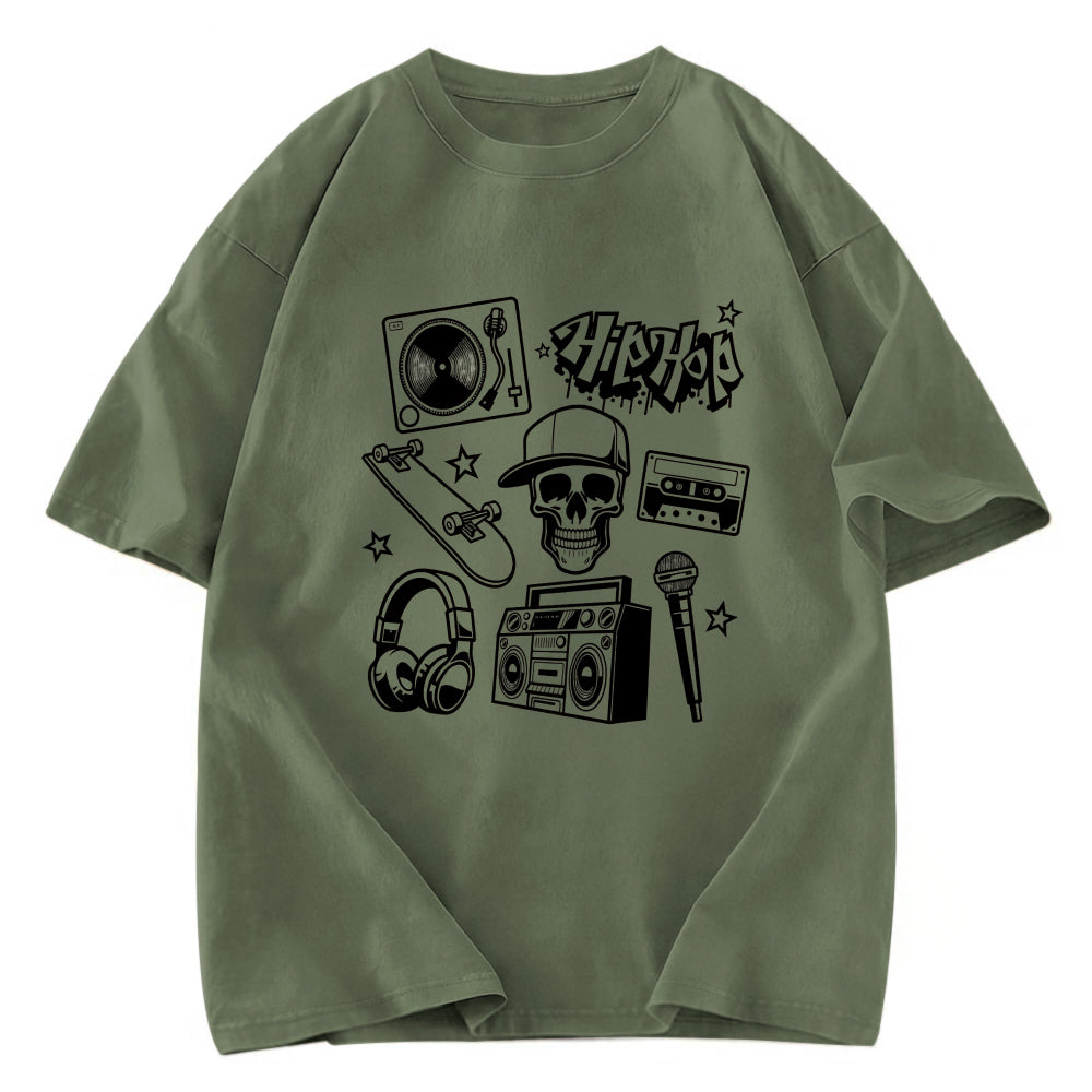 Tokyosol Set of Hip Hop Culture Washed T-Shirt