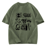 Tokyosol Set of Hip Hop Culture Washed T-Shirt