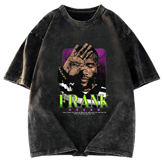 Tokyosol Hiphop Rollingstout Frank Ocean Head Washed T-Shirt