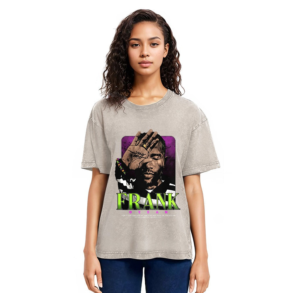 Tokyosol Hiphop Rollingstout Frank Ocean Head Washed T-Shirt