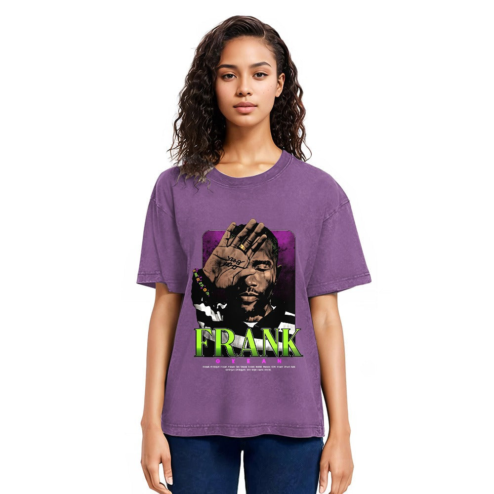 Tokyosol Hiphop Rollingstout Frank Ocean Head Washed T-Shirt