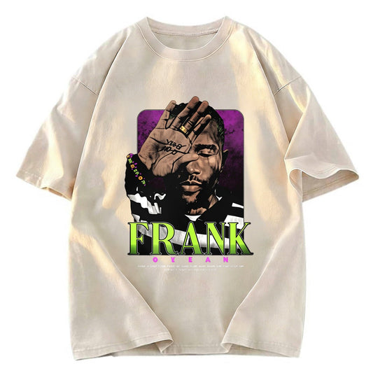 Tokyosol Hiphop Rollingstout Frank Ocean Head Washed T-Shirt