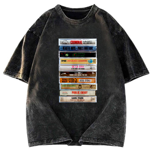 Tokyosol 90s Hip Hop Underground Tapes Washed T-Shirt