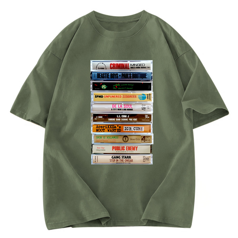 Tokyosol 90s Hip Hop Underground Tapes Washed T-Shirt