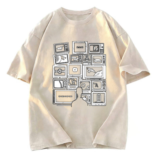 Tokyosol Finding Favorite Music Radio Washed T-Shirt