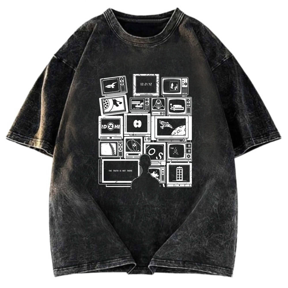 Tokyosol Finding Favorite Music Radio Washed T-Shirt