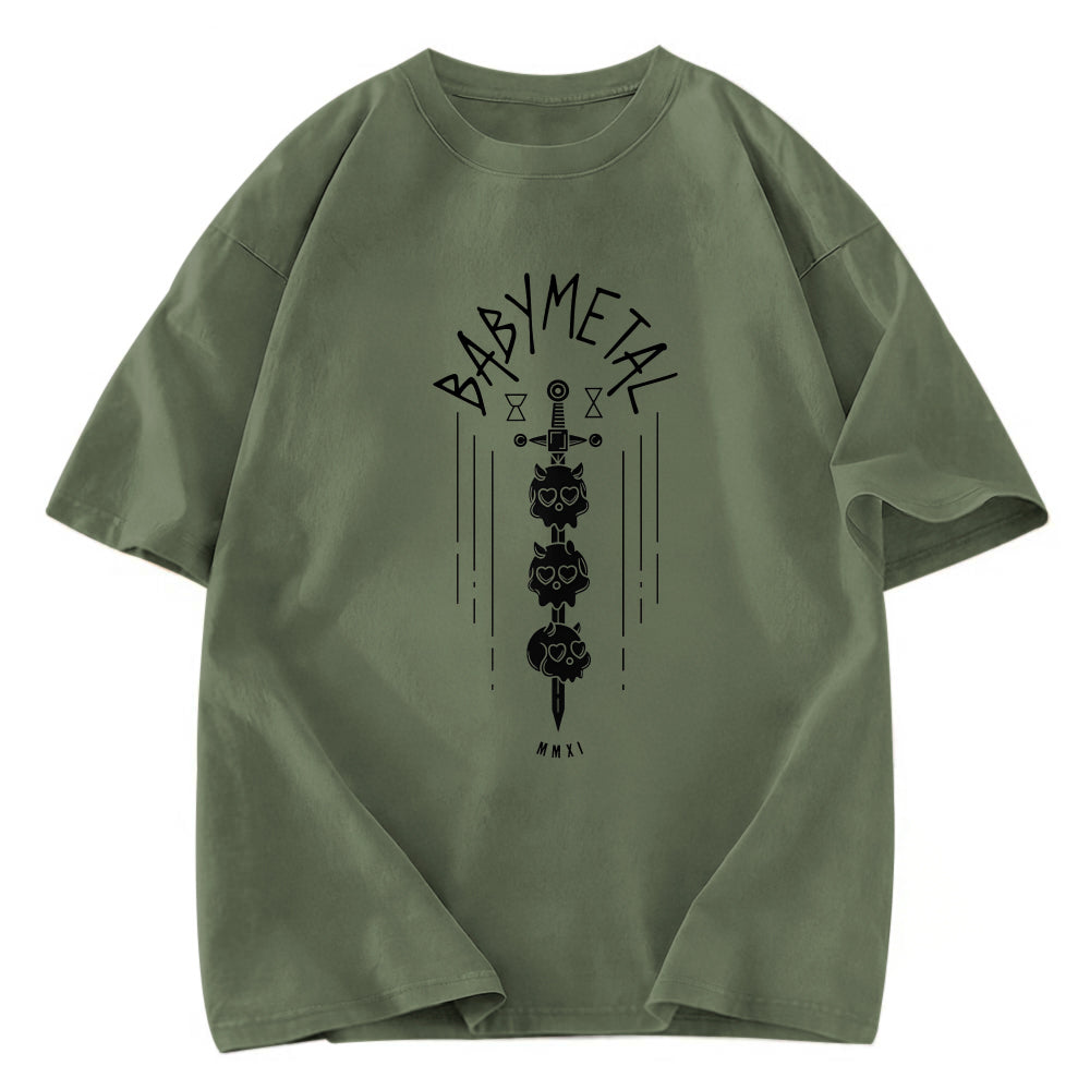 Tokyosol BABYMETAL Skull Sword Washed T-Shirt