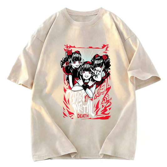 Tokyosol Rare Babymetal Japanese Kawaii Washed T-Shirt