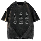 Tokyosol Food Word Pronunciation Washed T-Shirt