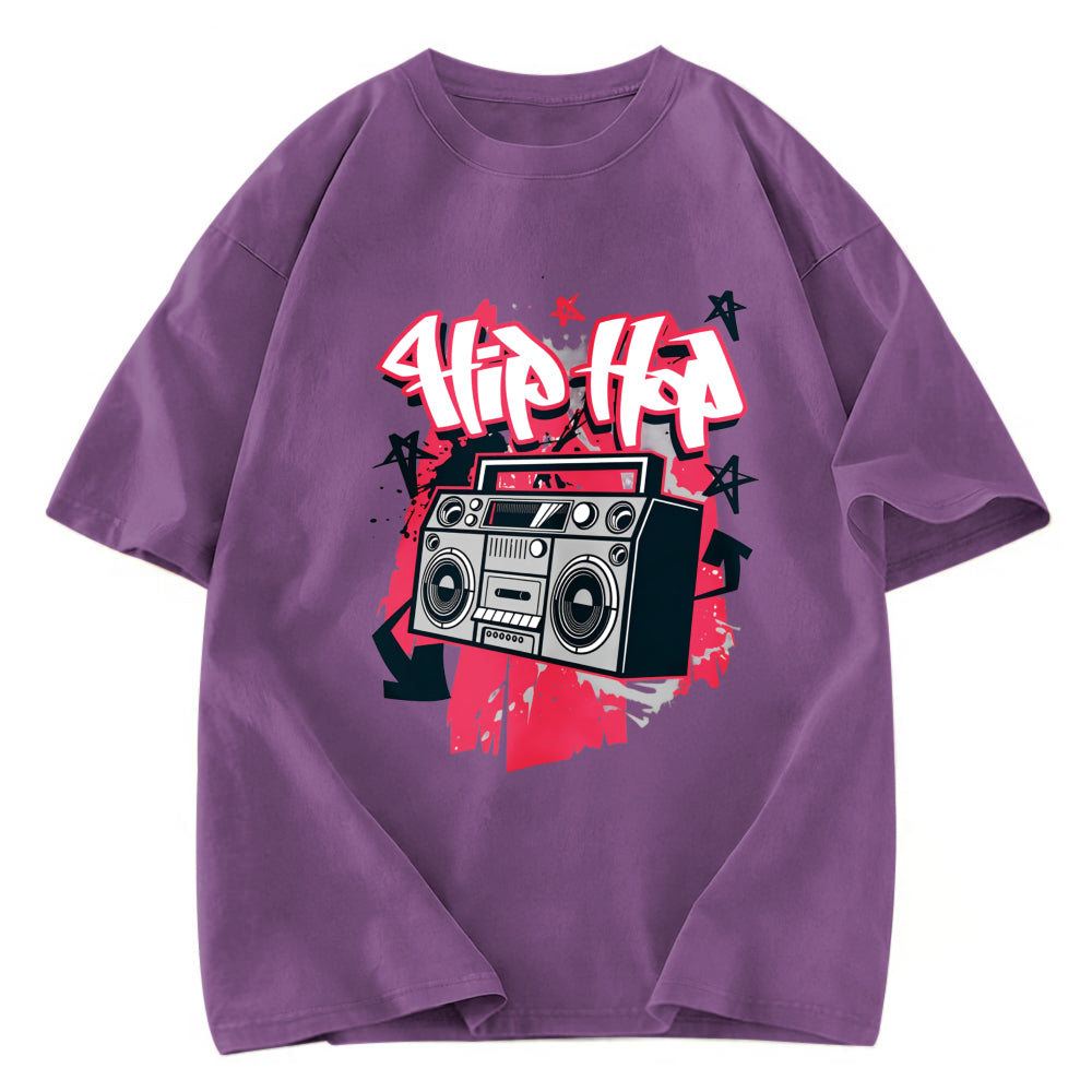 Tokyosol Hip Hop Style Washed T-Shirt