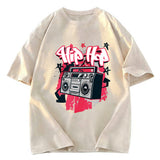 Tokyosol Hip Hop Style Washed T-Shirt