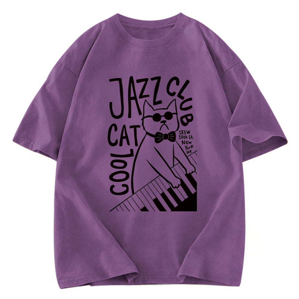 Tokyosol Jazz Cat Club Washed T-Shirt