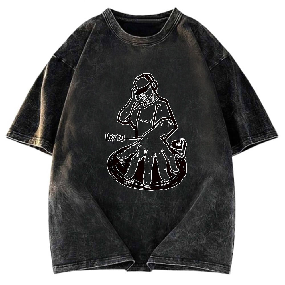Tokyosol Hey DJ Washed T-Shirt