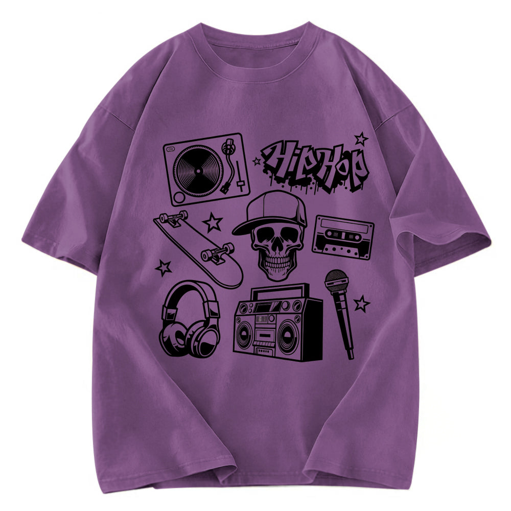 Tokyosol Set of Hip Hop Culture Washed T-Shirt