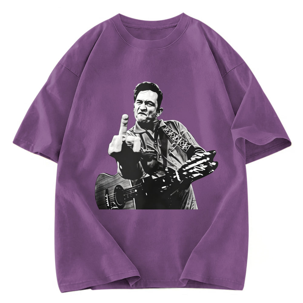 Tokyosol Johnny Cash Musician Washed T-Shirt
