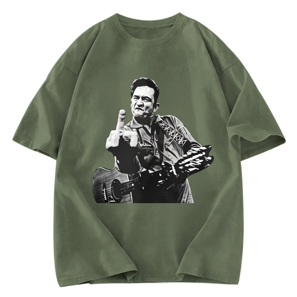 Tokyosol Johnny Cash Musician Washed T-Shirt