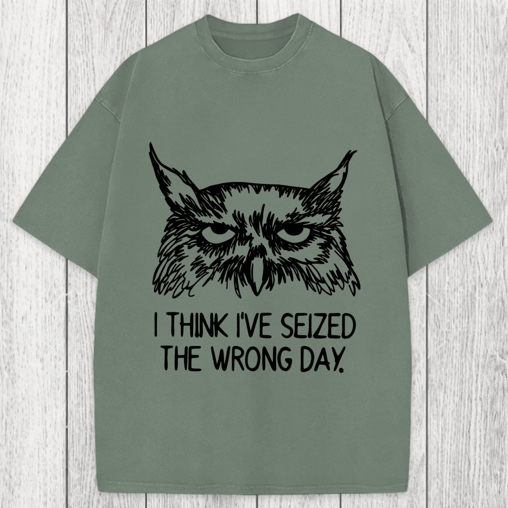 Tokyosol I Think I've Seized The Wrong Day Washed T-Shirt