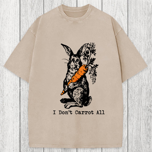 Tokyosol I Don't Carrot All Washed T-Shirt