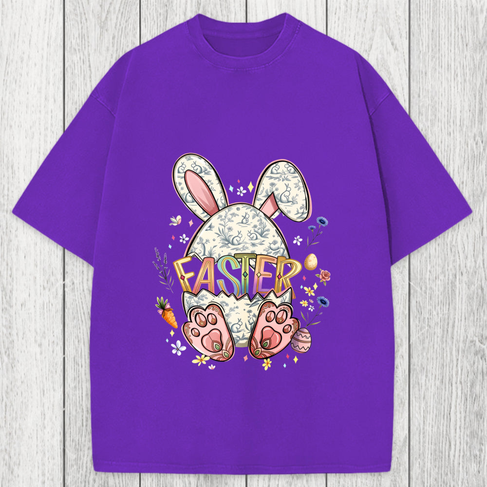 Tokyosol Easter Bunny Egg Washed T-Shirt