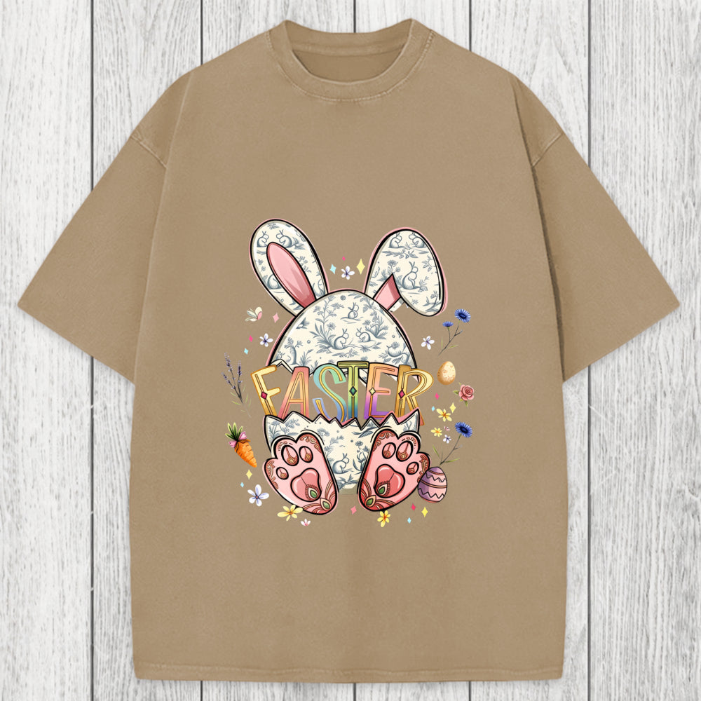Tokyosol Easter Bunny Egg Washed T-Shirt