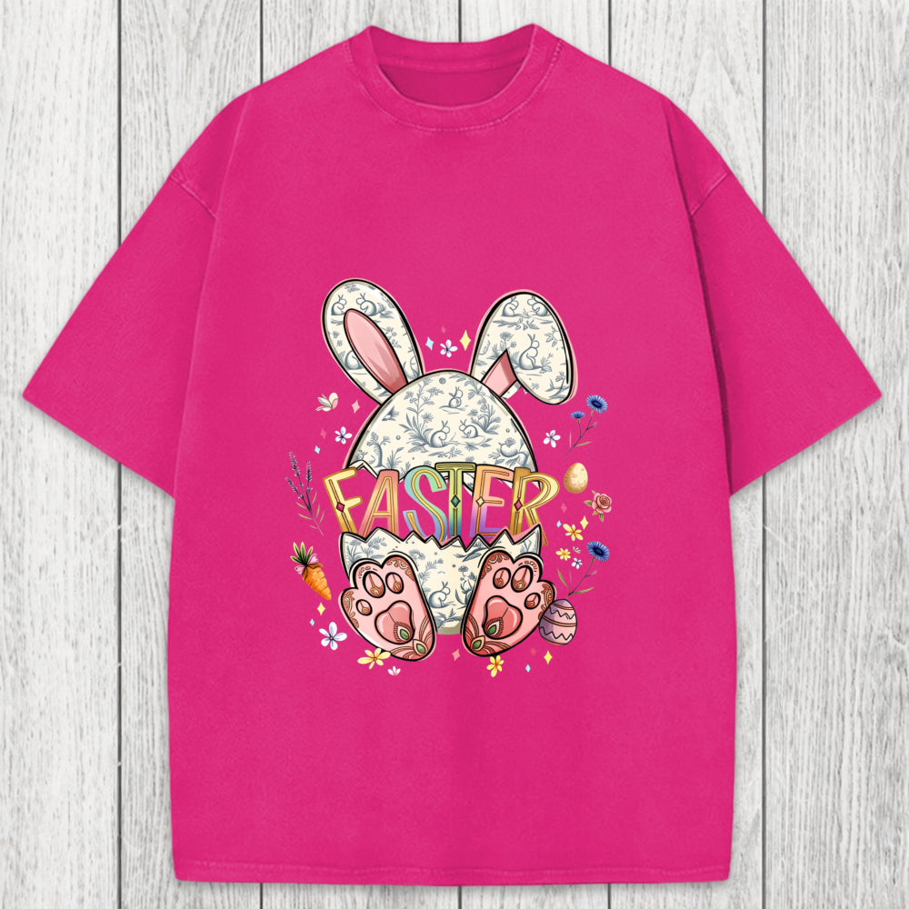 Tokyosol Easter Bunny Egg Washed T-Shirt
