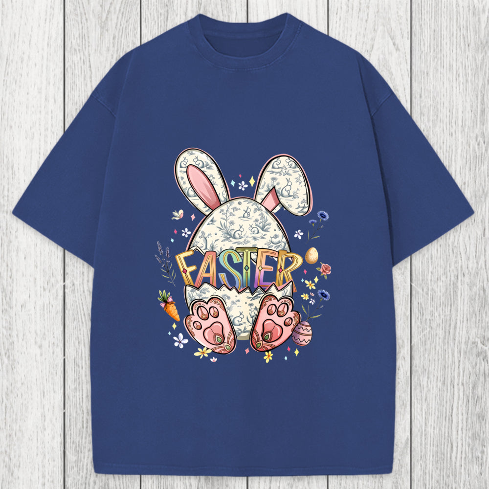 Tokyosol Easter Bunny Egg Washed T-Shirt