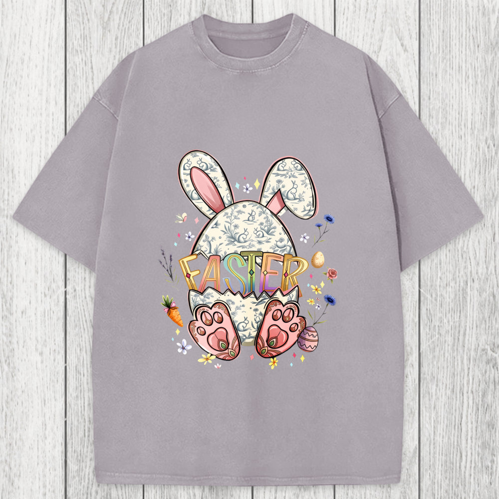 Tokyosol Easter Bunny Egg Washed T-Shirt