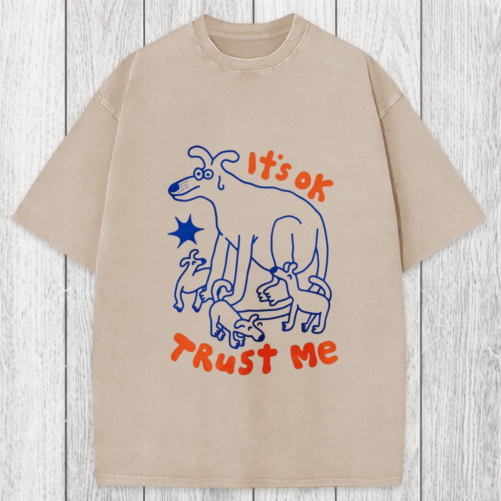 Tokyosol It's Ok Trust Me Washed T-Shirt