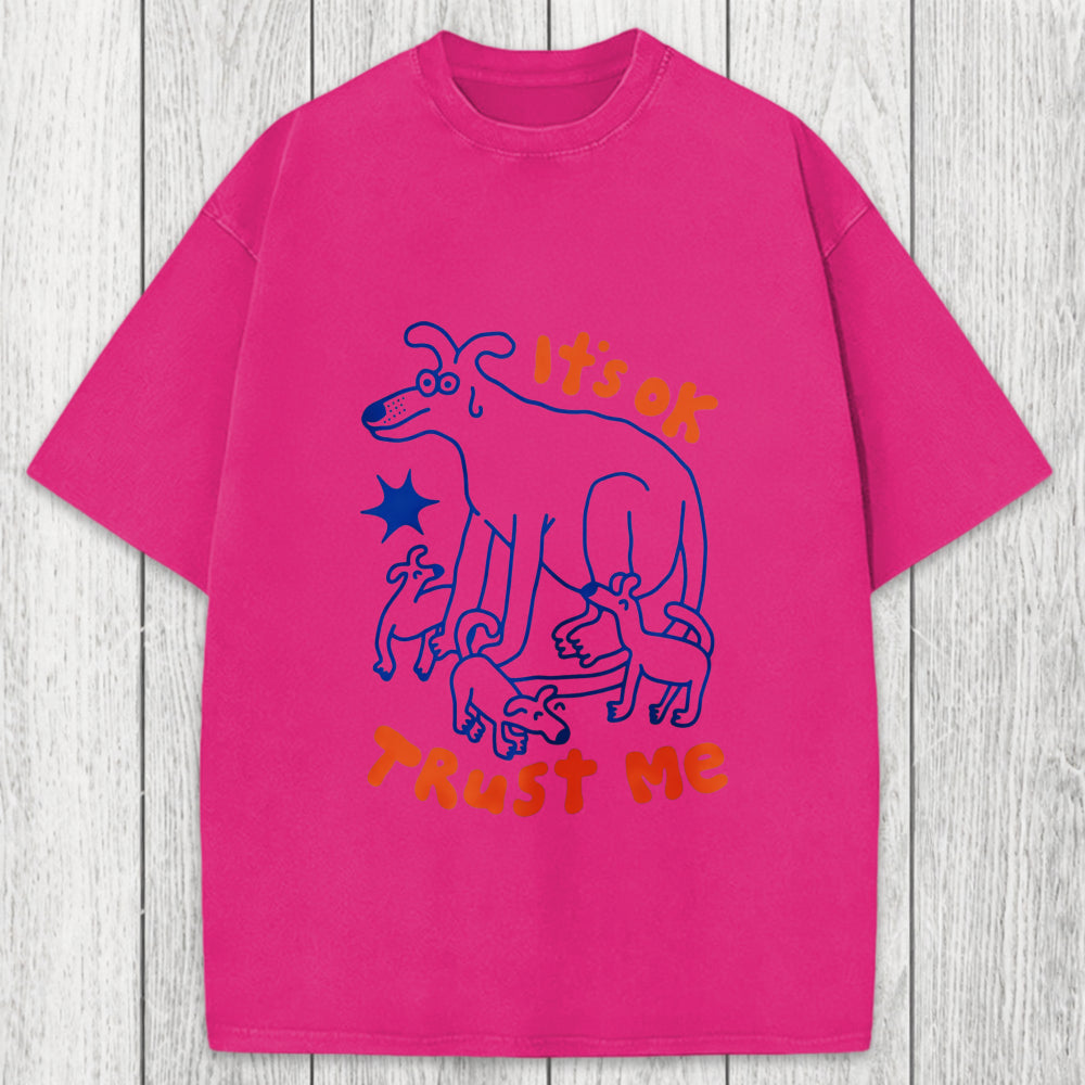 Tokyosol It's Ok Trust Me Washed T-Shirt