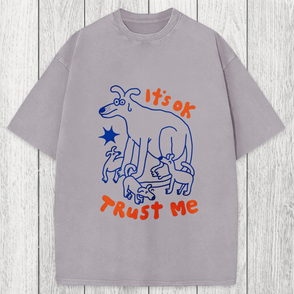 Tokyosol It's Ok Trust Me Washed T-Shirt