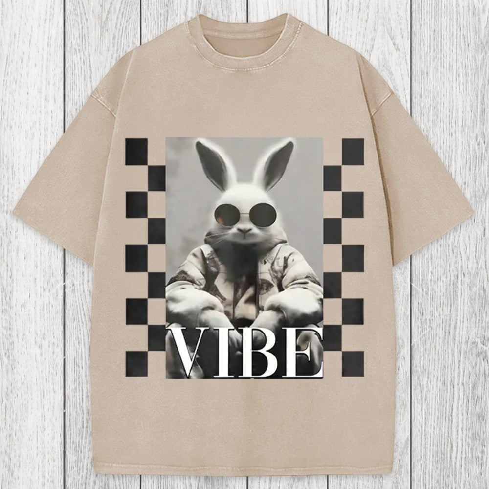 Tokyosol Bunny Vibe Easter Washed T-Shirt