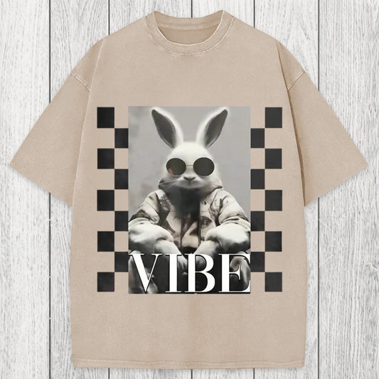 Tokyosol Bunny Vibe Easter Washed T-Shirt
