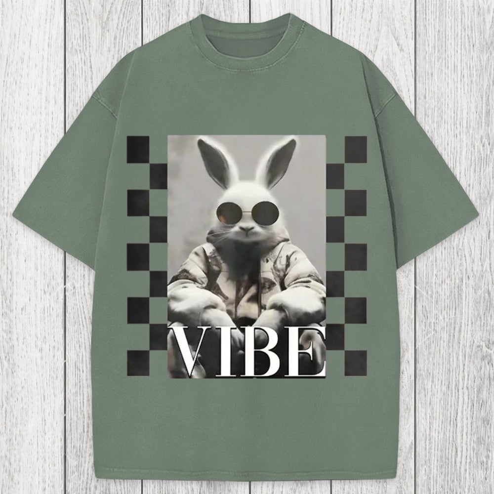 Tokyosol Bunny Vibe Easter Washed T-Shirt