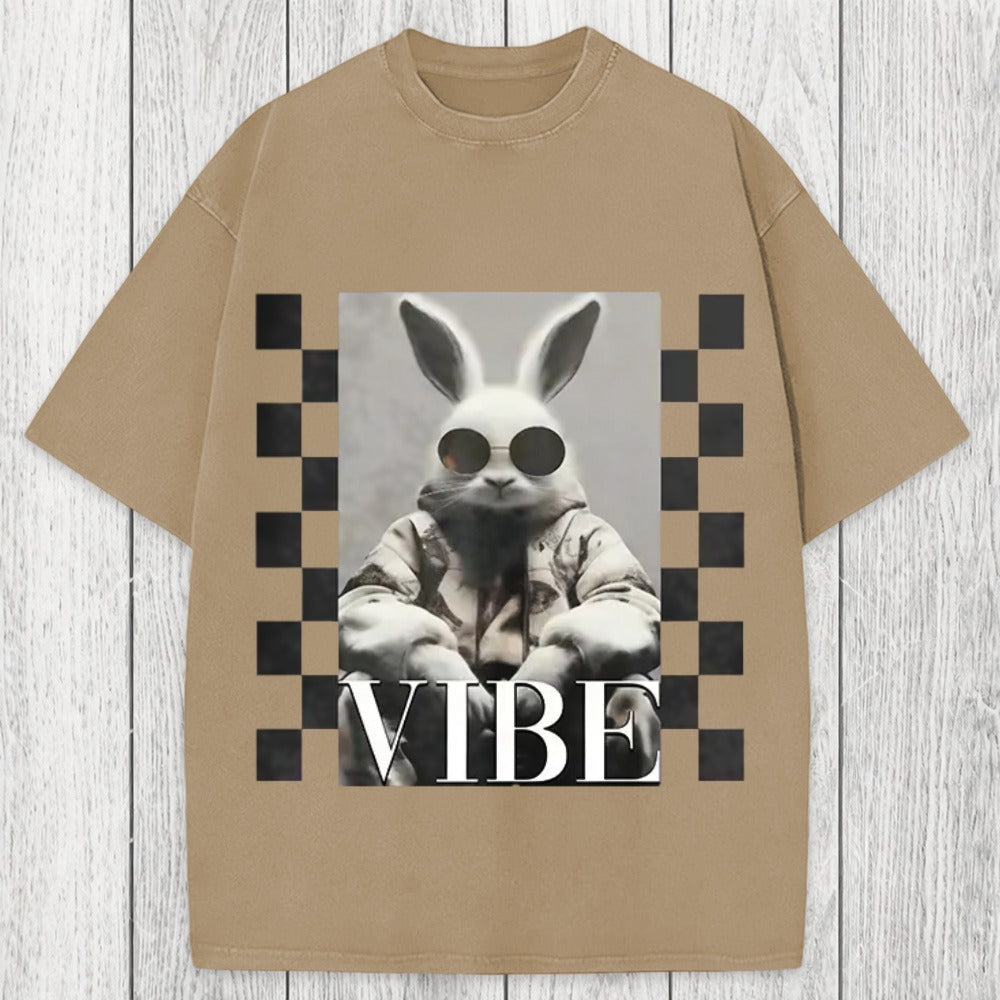 Tokyosol Bunny Vibe Easter Washed T-Shirt