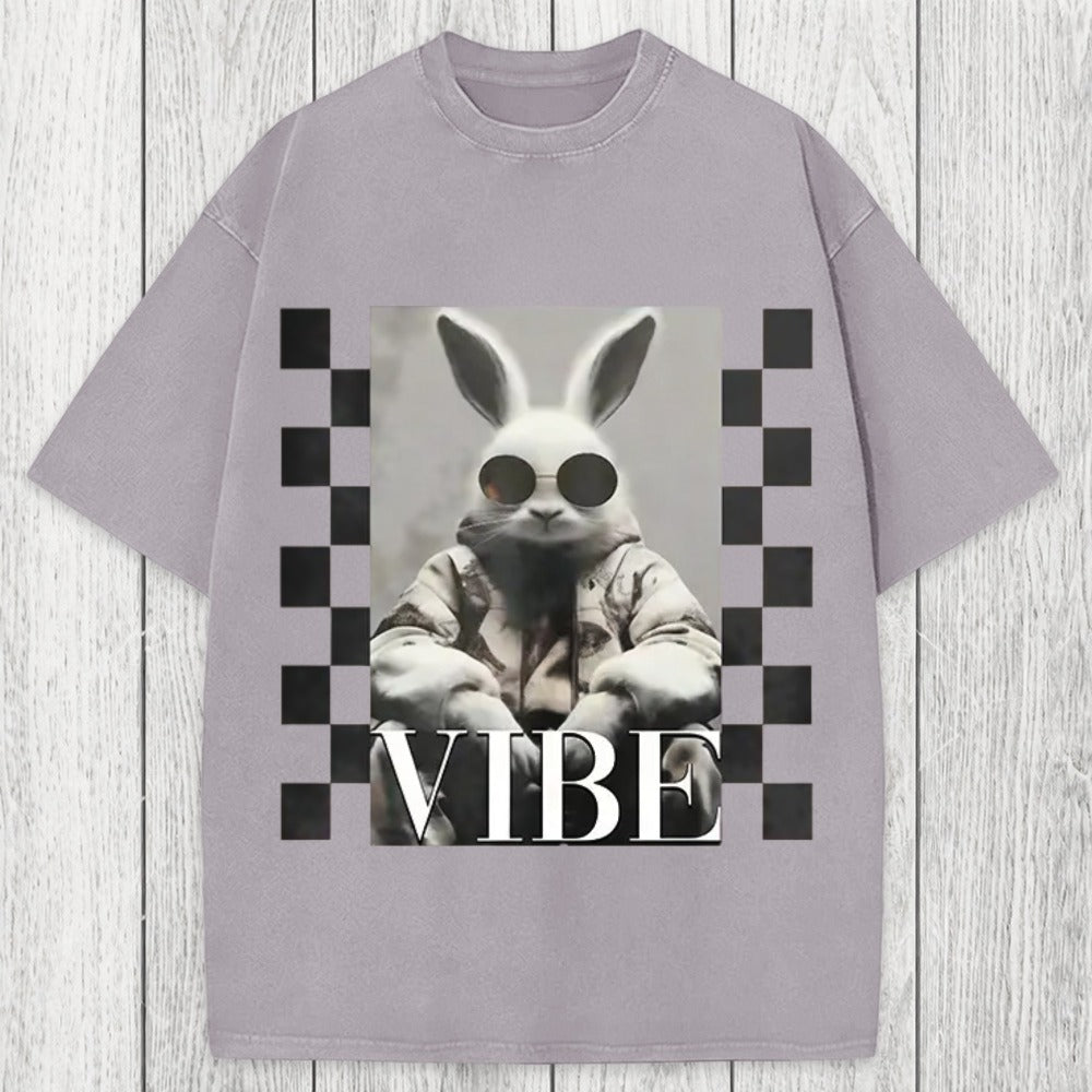 Tokyosol Bunny Vibe Easter Washed T-Shirt